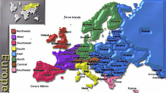 Map of Europe Bed & Breakfast Inns Travel Guide * Hotels * Accommodations * Lodging * Travel